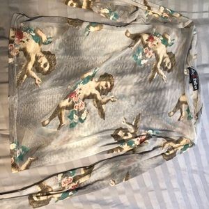Polly & Esther, see though angel long sleeve shirt